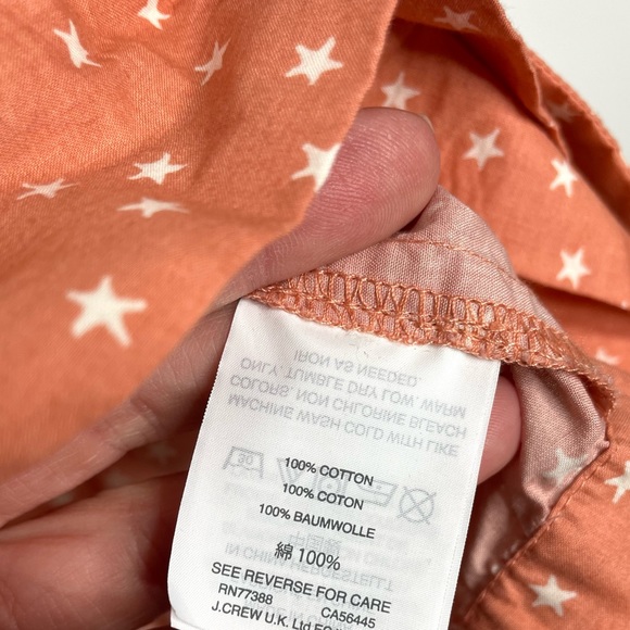 Madewell | NWT Wrap Top in Star Scatter Peach Small - Picture 4 of 10
